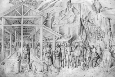 Anbetung der Könige, aus dem Album von Jacopo Bellini